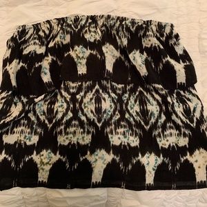 Aqua Brand Strapless Flowy Top